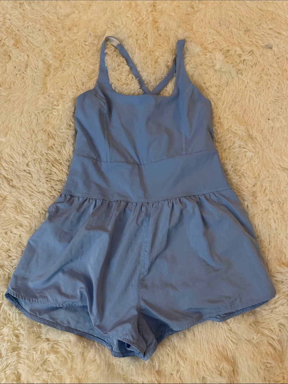 PANTS STORE BLUE ATHELTIC ROMPER